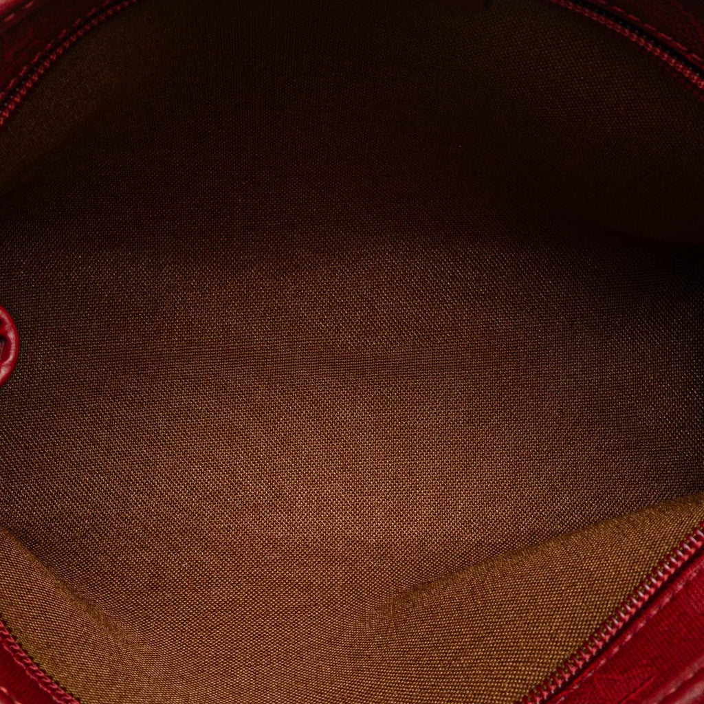 Dior Diorissimo Trotter Coated Canvas Clutch