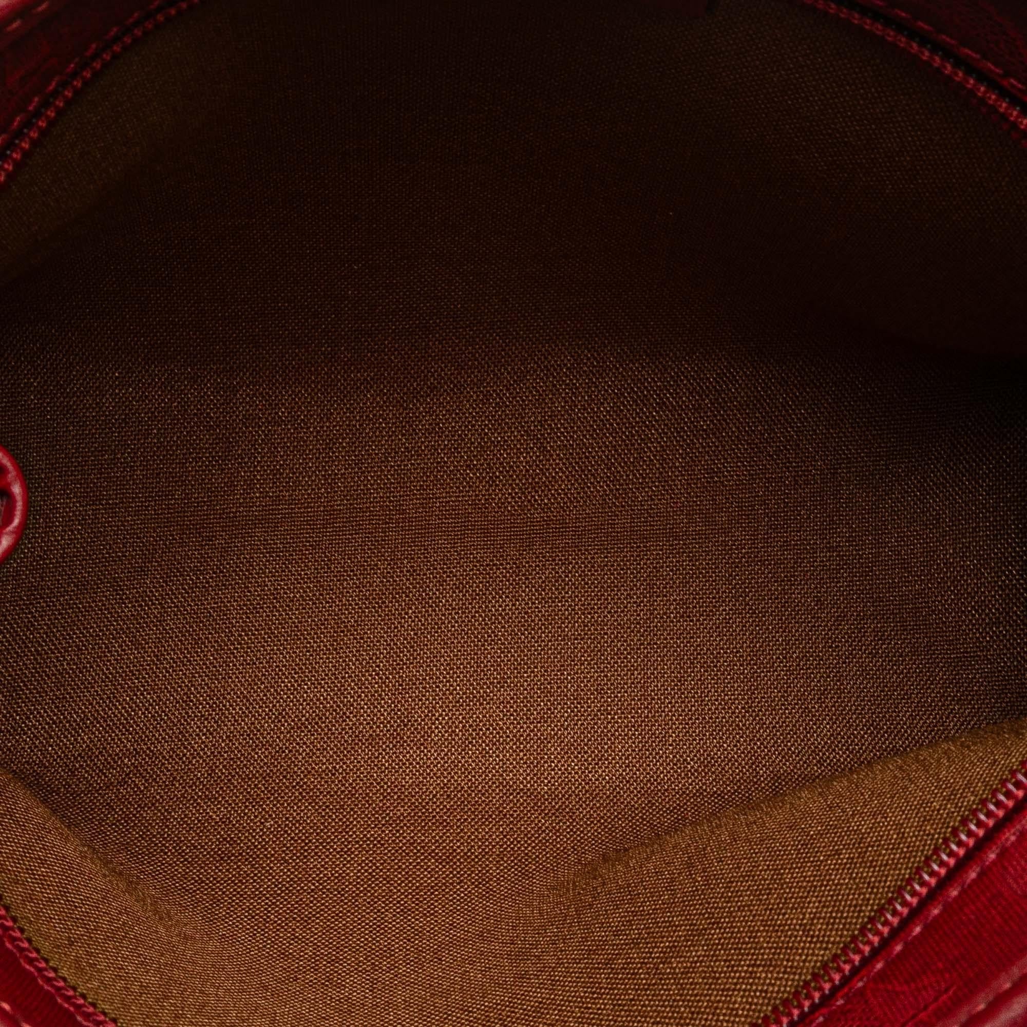 Dior Diorissimo Trotter Coated Canvas Clutch