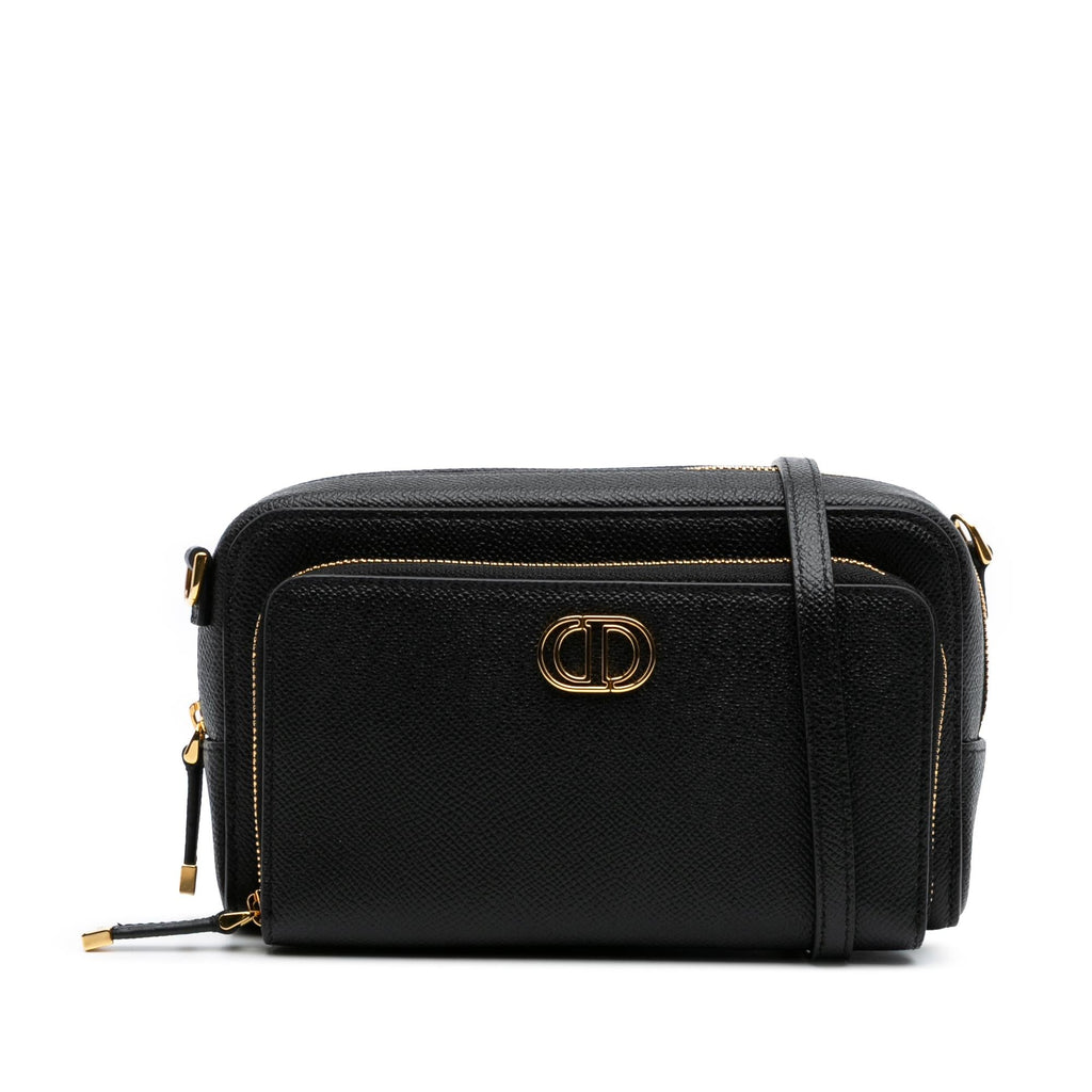 Dior Grained Calfskin Caro Double Pouch