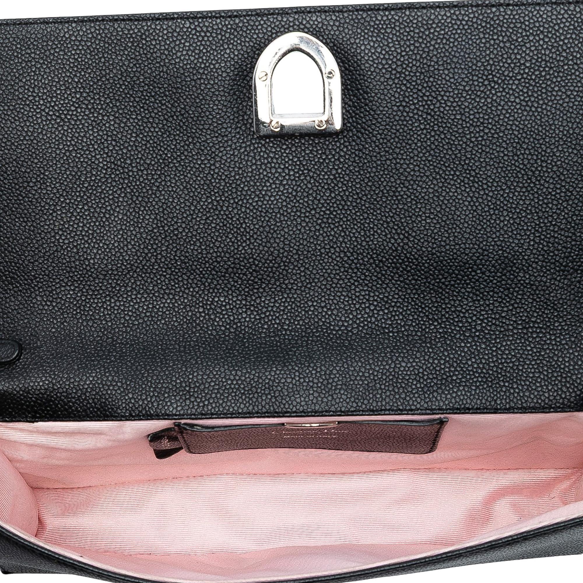 Dior Grained Calfskin Diorama Pochette Clutch