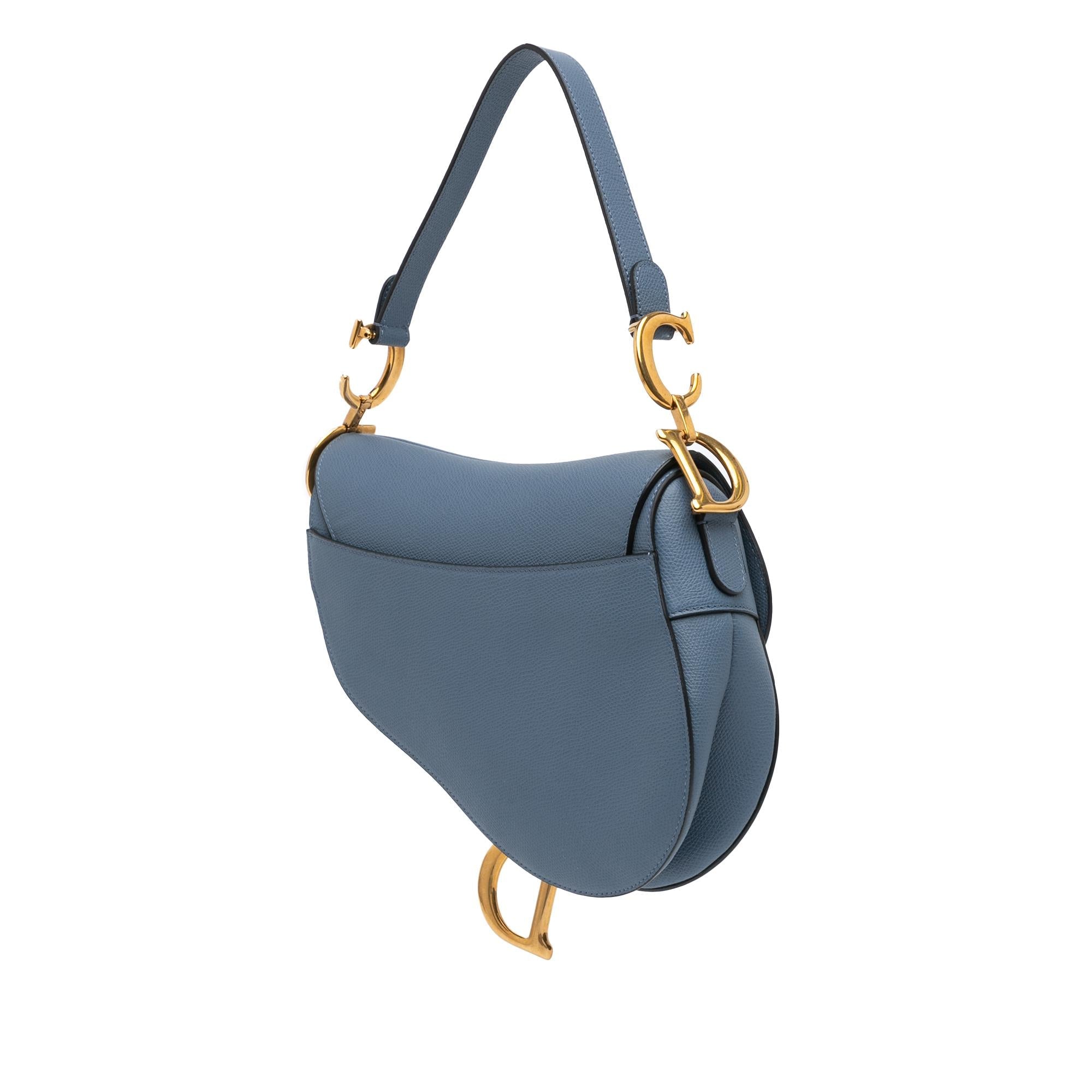 Dior Grained Calfskin Saddle Bag (SHG-lY3yKW)