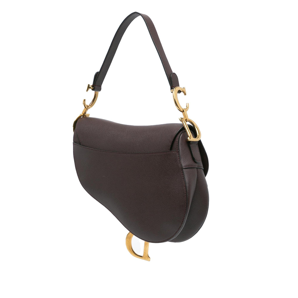 Dior Grained Calfskin Saddle Bag