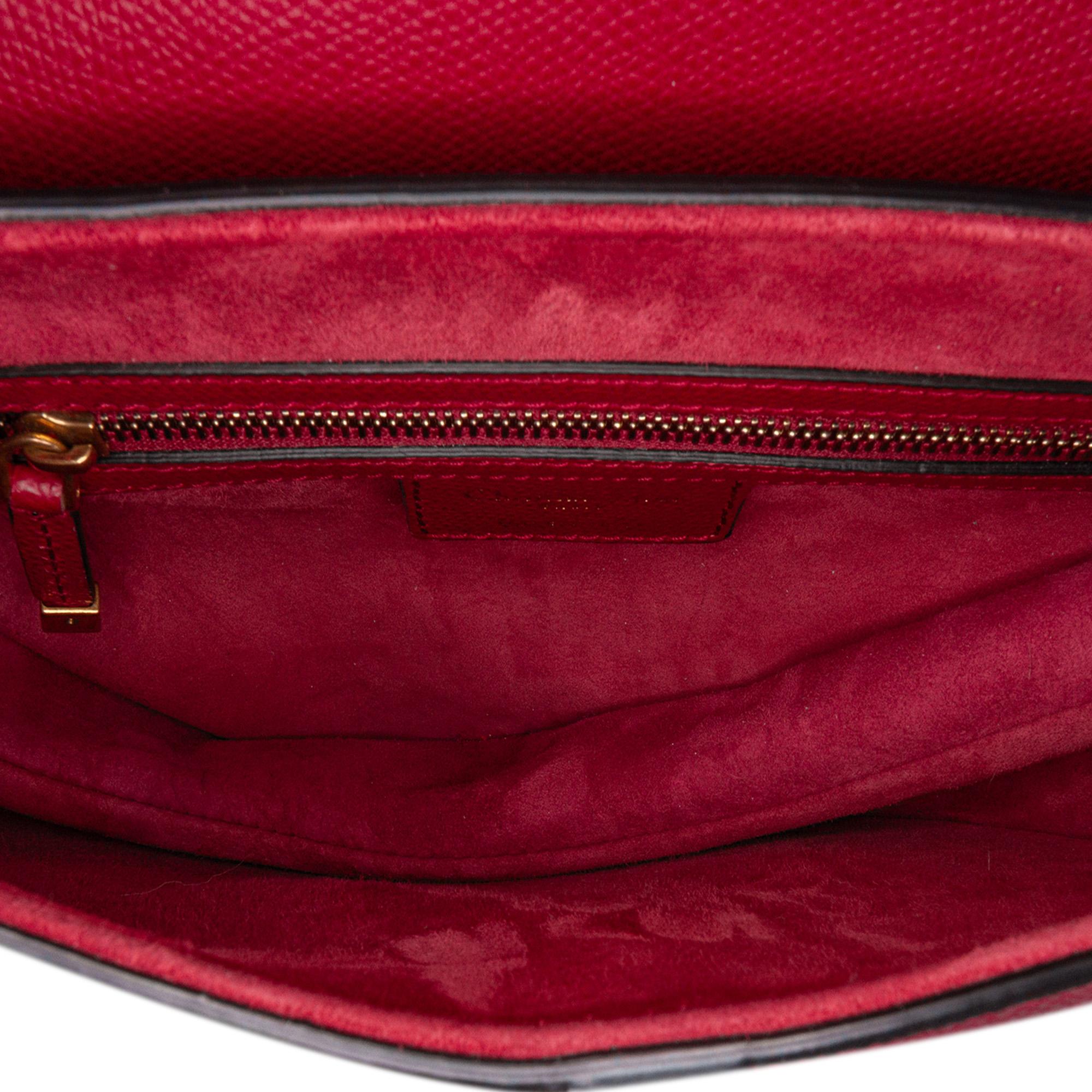 Dior Grained Calfskin Saddle Bag