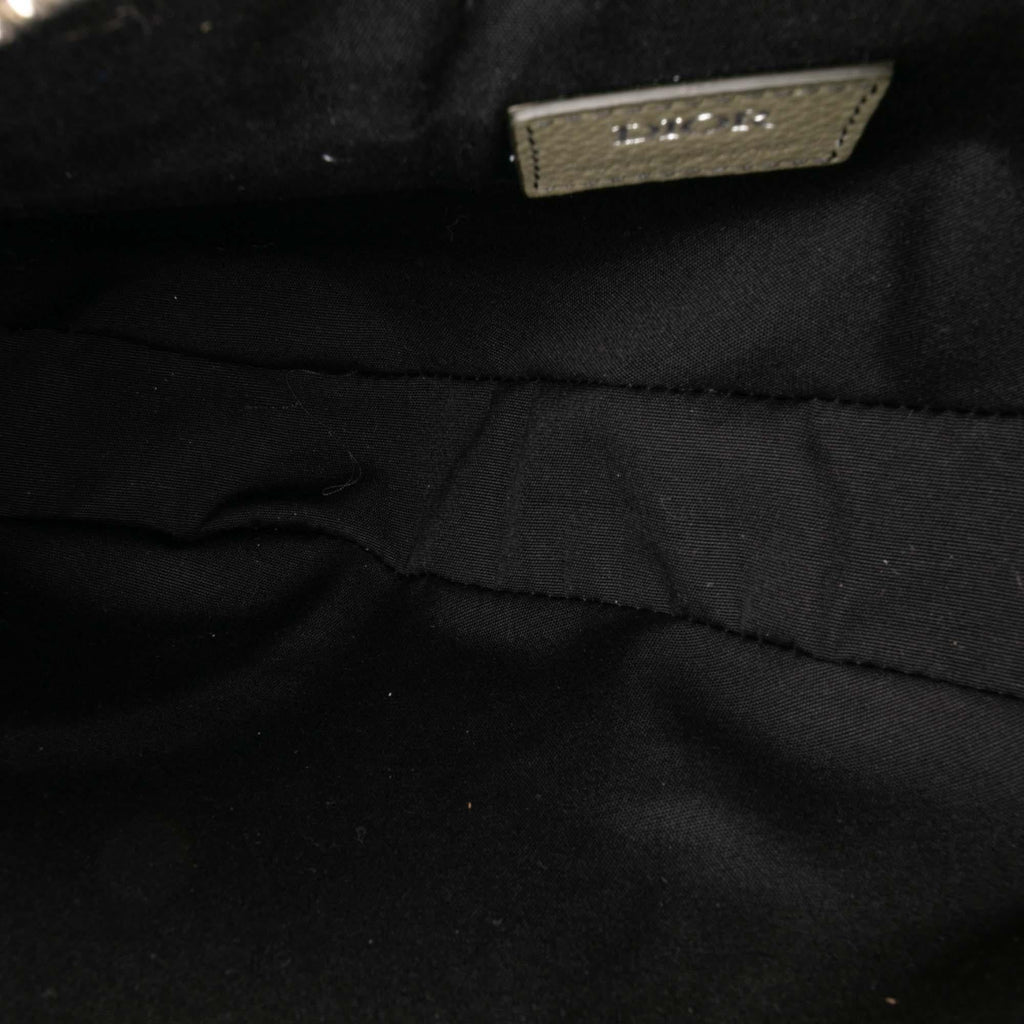 Dior Grained Calfskin Saddle Bag