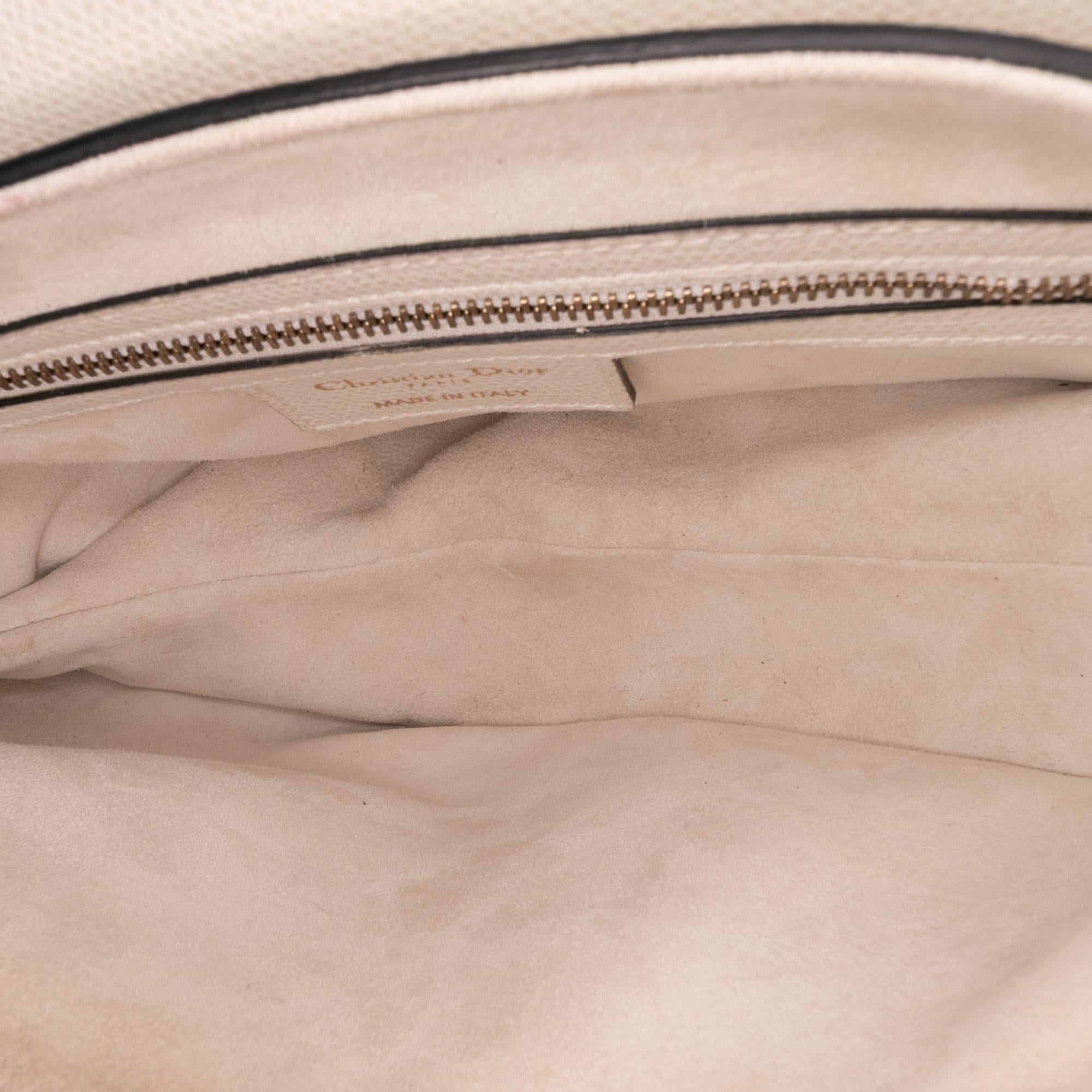 Dior Grained Calfskin Saddle Bag