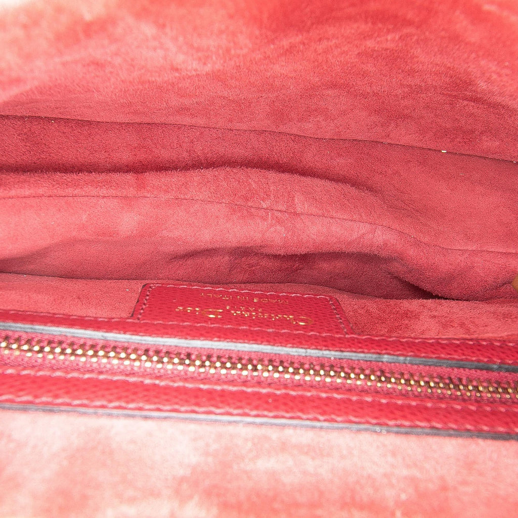 Dior Grained Calfskin Saddle Bag