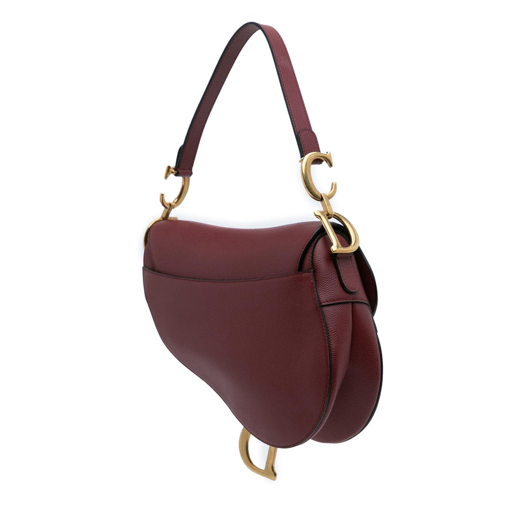 Dior Grained Calfskin Saddle Bag