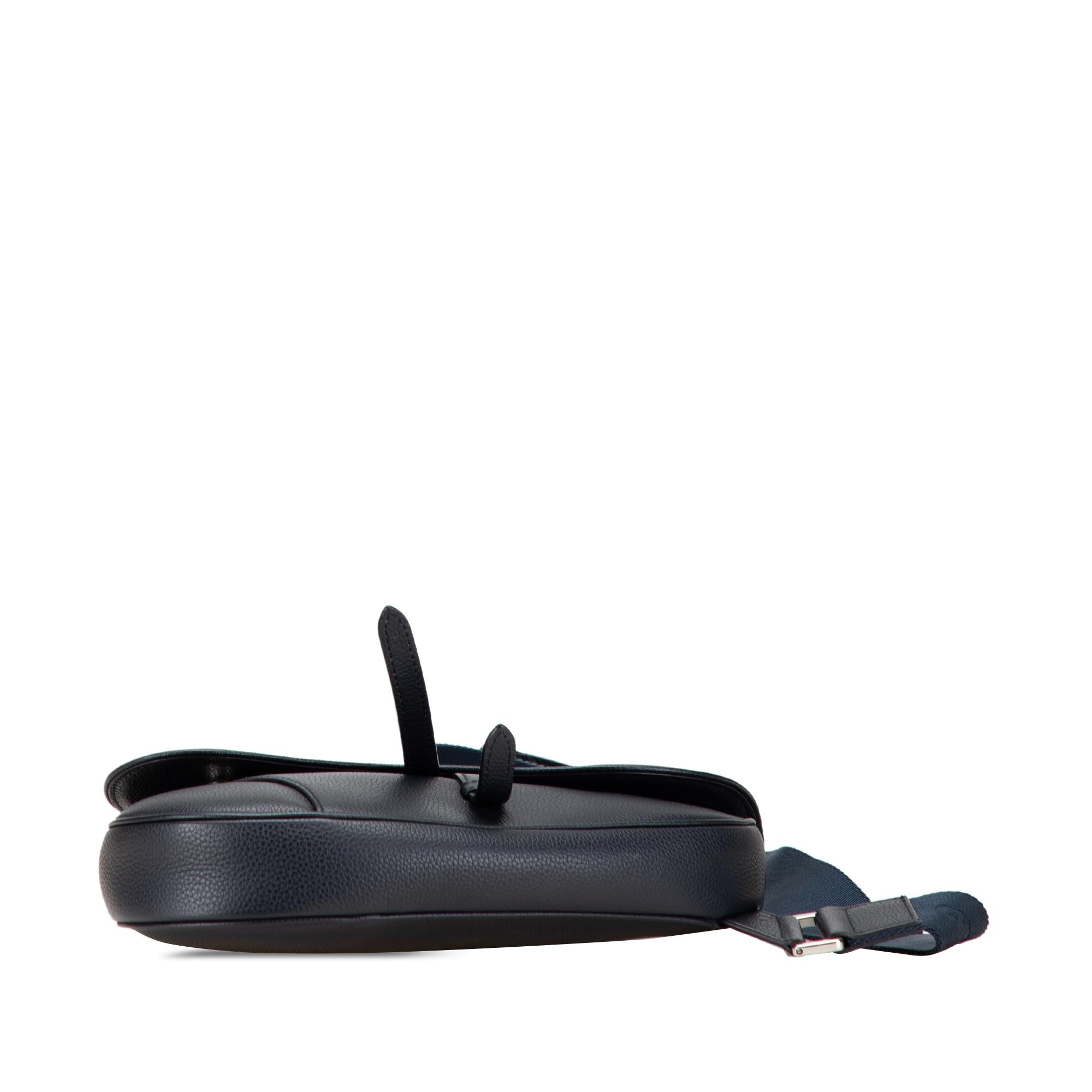Dior Grained Calfskin Saddle Bag