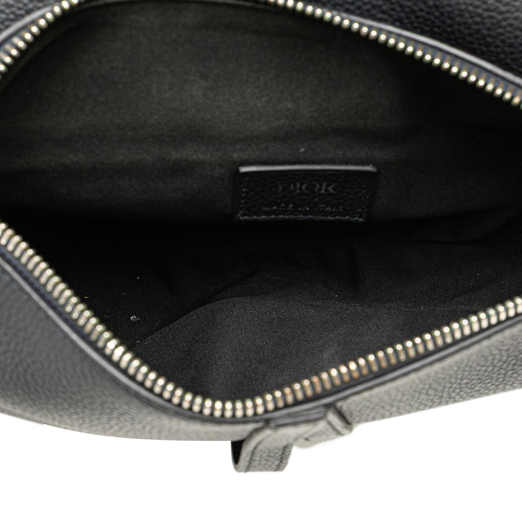 Dior Grained Calfskin Saddle Bag