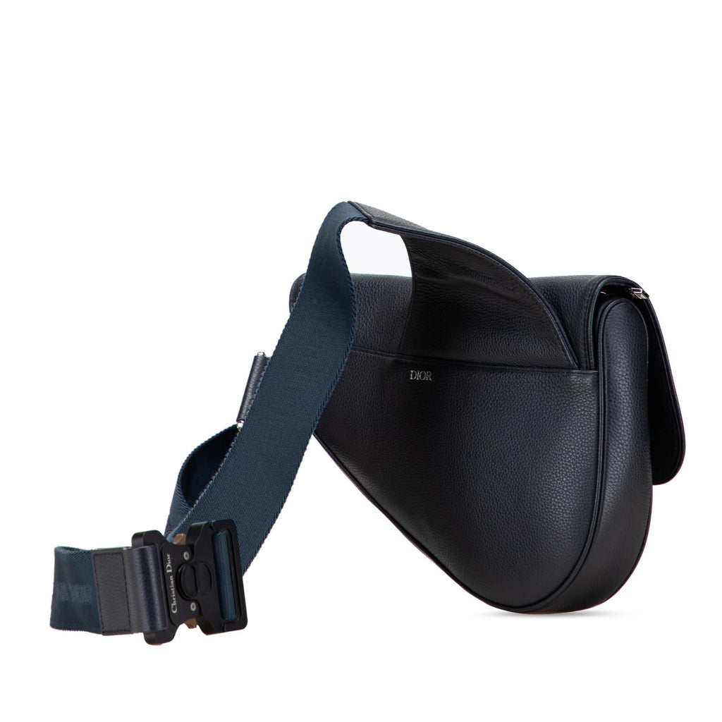 Dior Grained Calfskin Saddle Bag