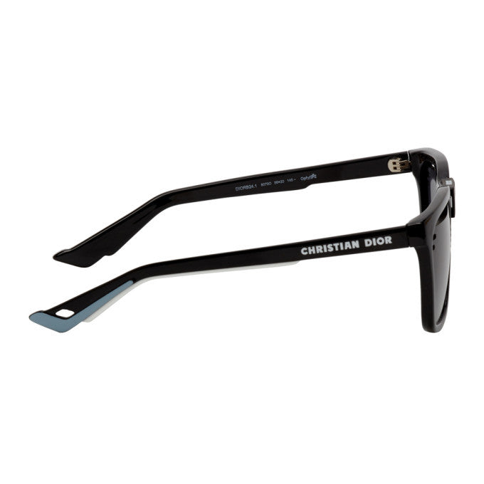 CHRISTIAN DIOR HOMME BLACK DIORB24.1 SUNGLASSES