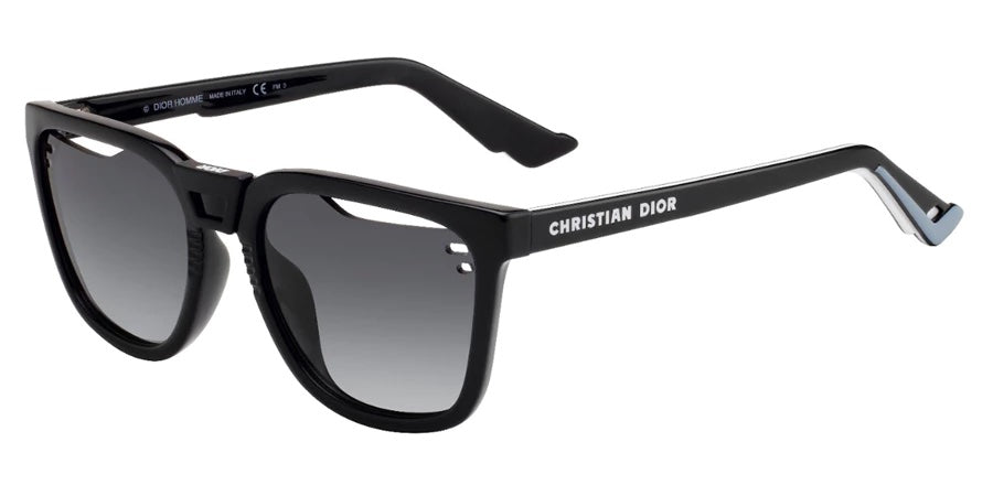 CHRISTIAN DIOR HOMME BLACK DIORB24.1 SUNGLASSES