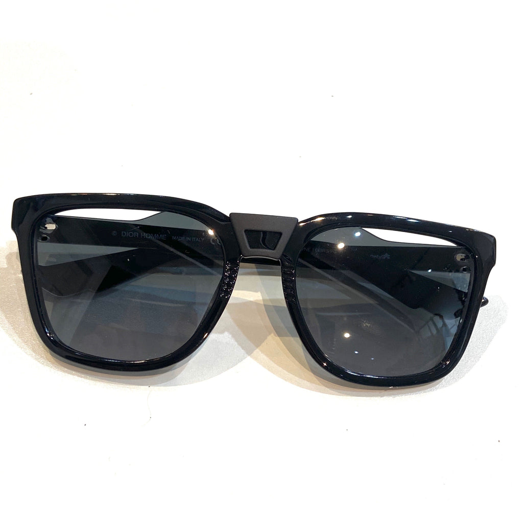 CHRISTIAN DIOR HOMME BLACK DIORB24.1 SUNGLASSES