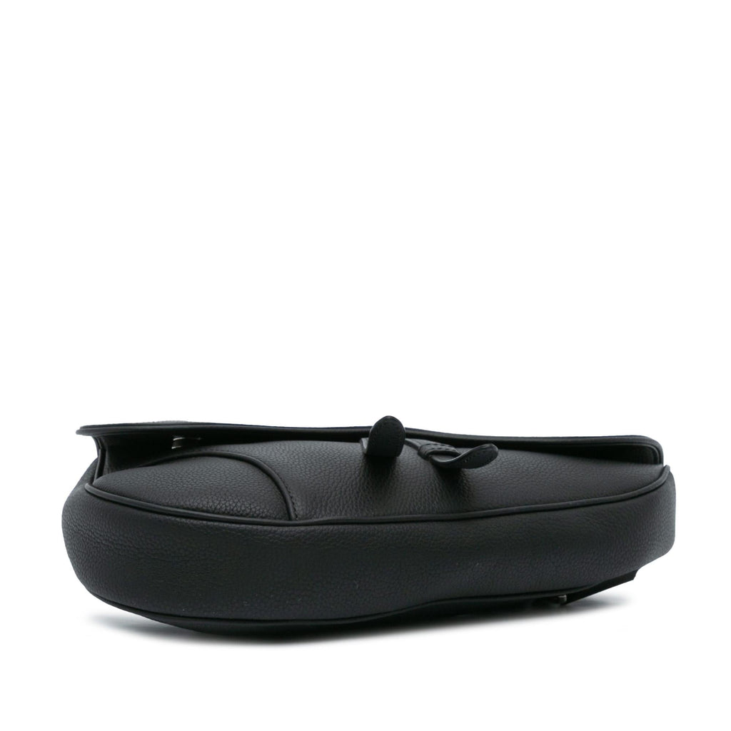 Dior Kim Jones Grained Calfskin Saddle Bag