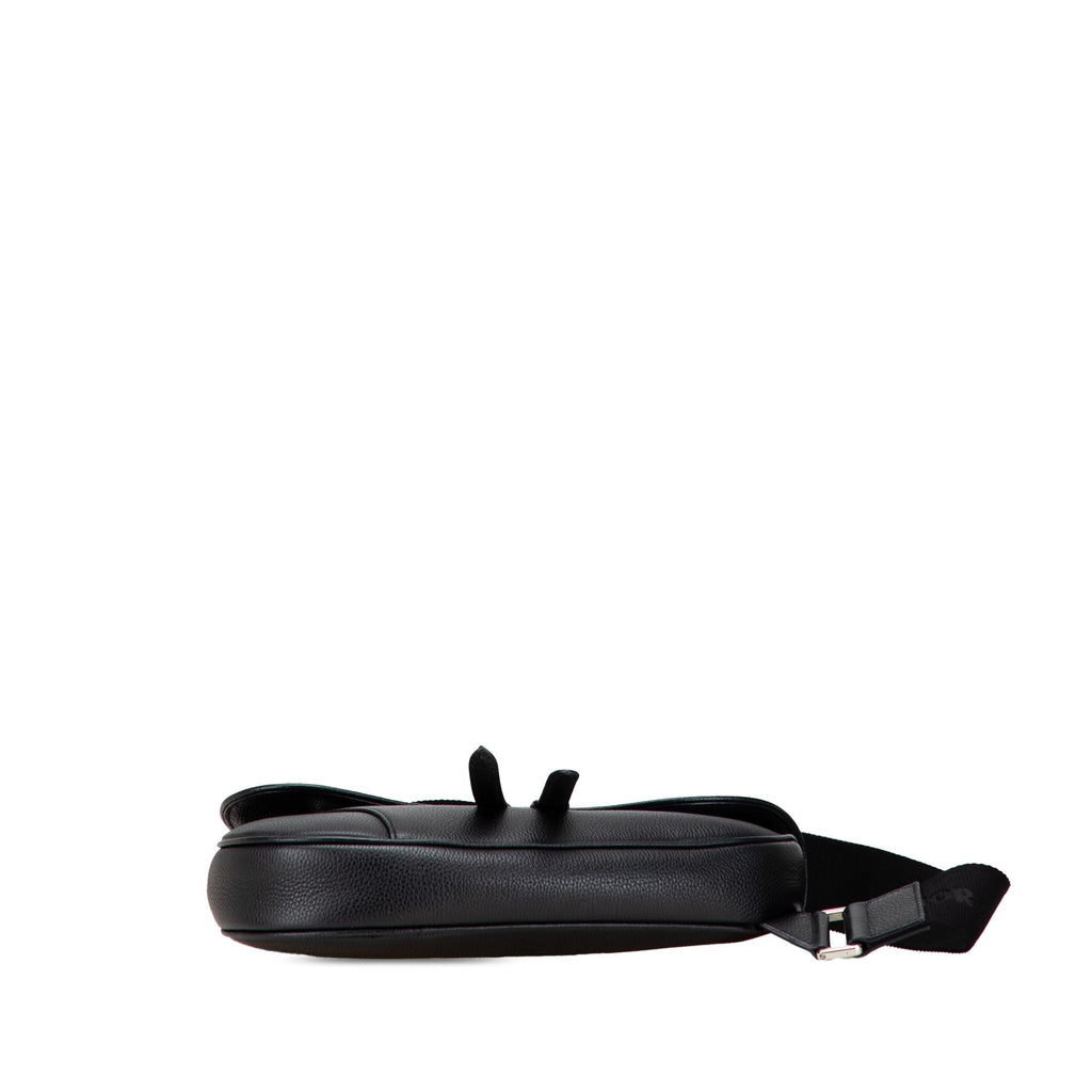 Dior Kim Jones Grained Calfskin Saddle Bag