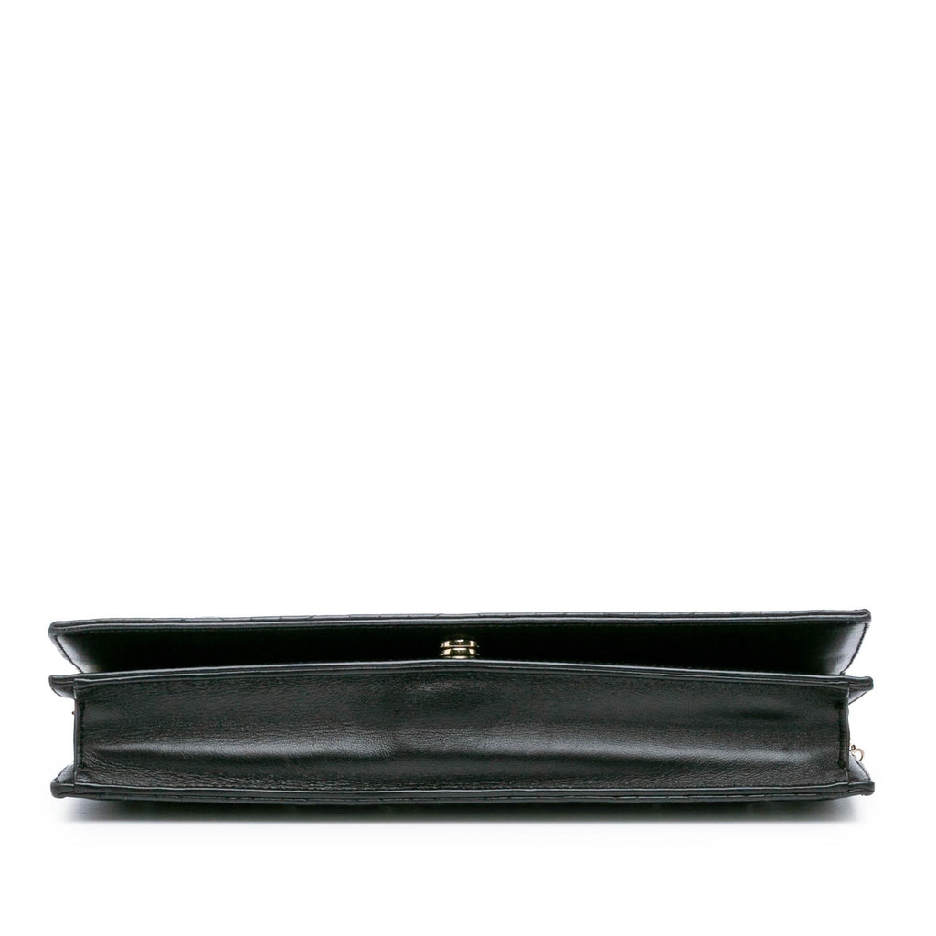 Dior Lambskin Cannage Lady Dior Convertible Clutch