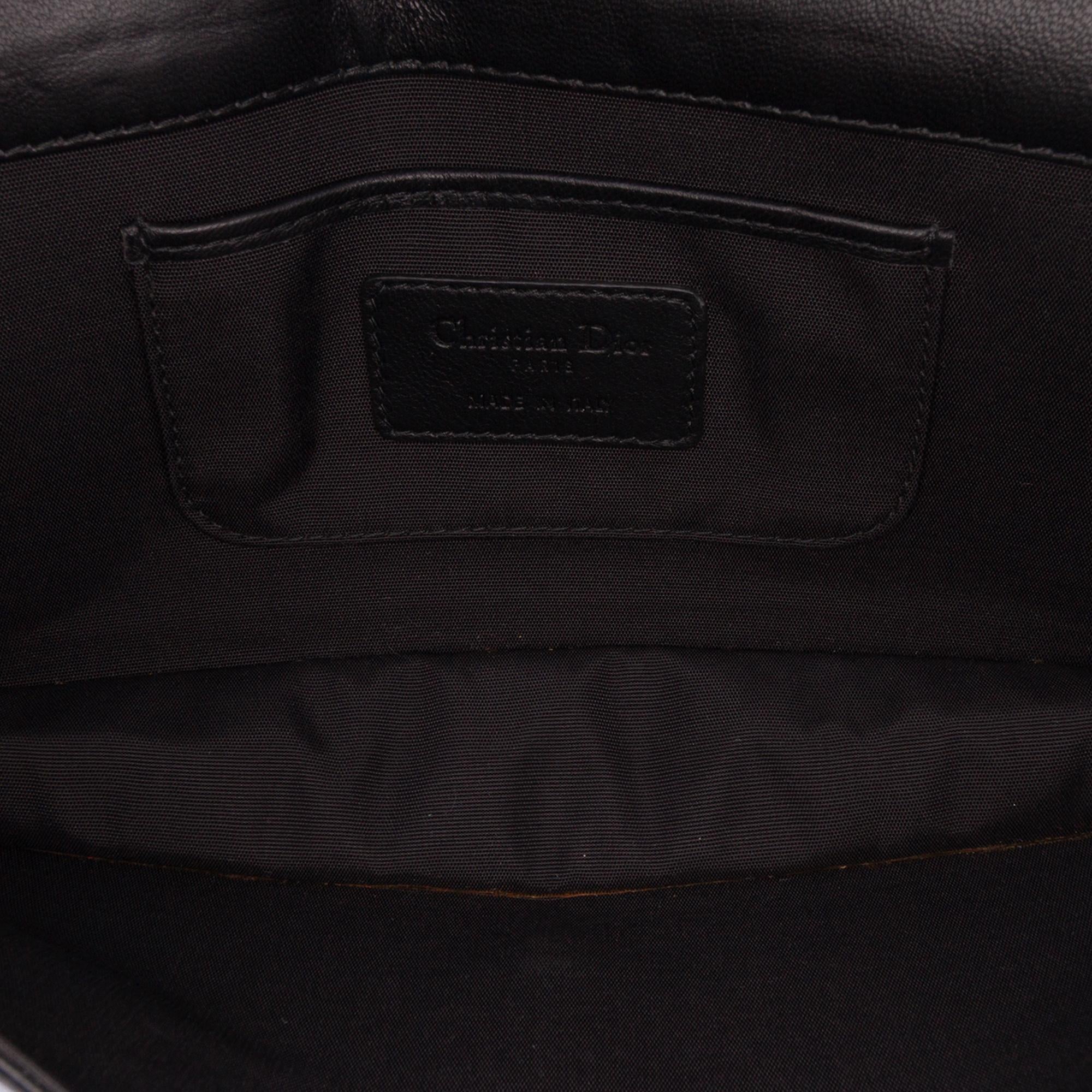 Dior Lambskin Cannage Lady Dior Convertible Clutch
