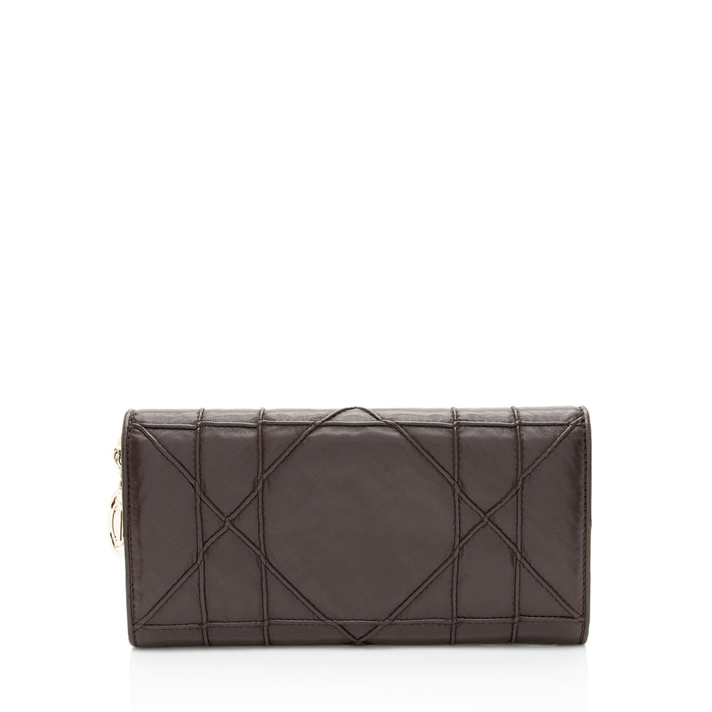 Dior Lambskin Rendezvous Wallet on Chain
