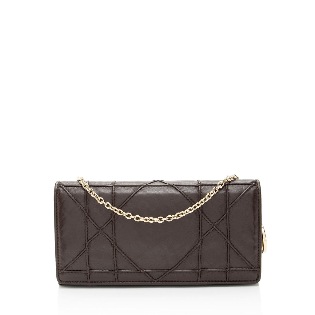 Dior Lambskin Rendezvous Wallet on Chain