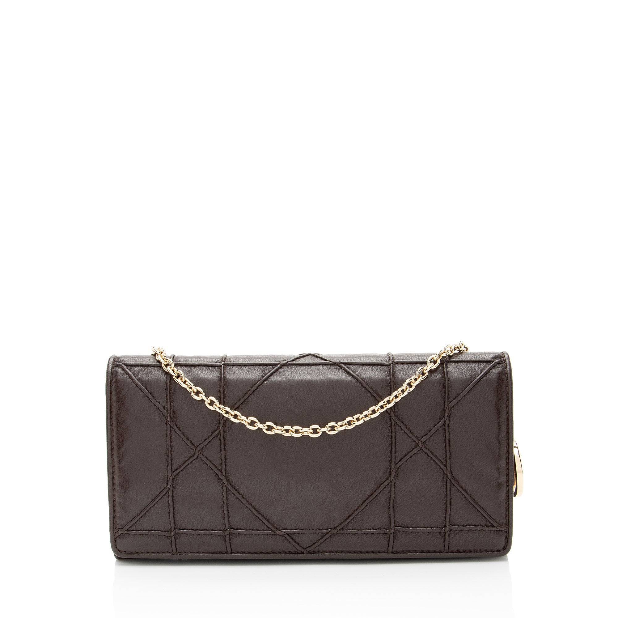 Dior Lambskin Rendezvous Wallet on Chain