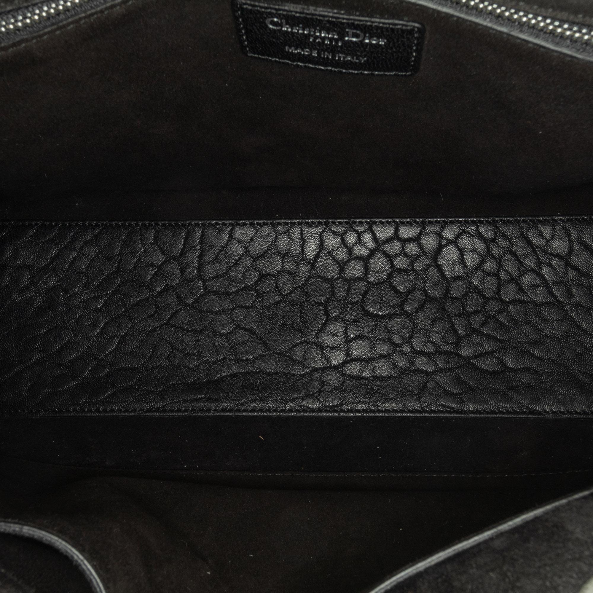Dior Large Canyon Grained Lambskin Lady Dior (SHG-Obzds1)