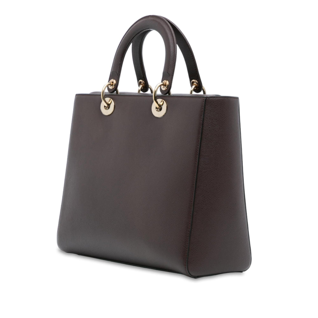 Dior Large Grained Calfskin Lady D Sire