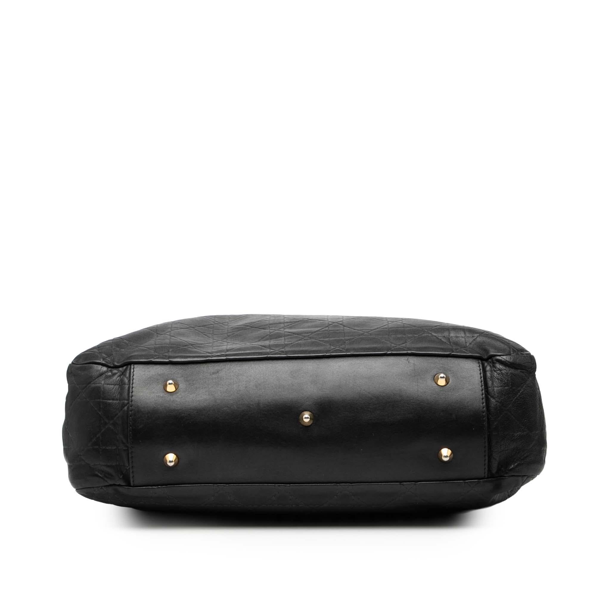 Dior Large Lambskin Cannage Lady Dior Soft Shopping Tote