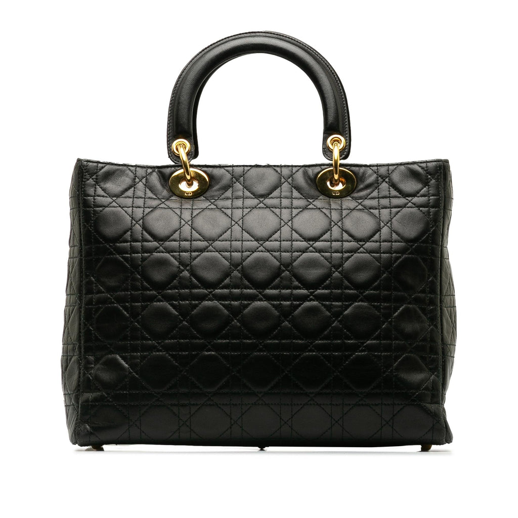 Dior Large Lambskin Cannage Lady Dior (SHG-1eYJTj)
