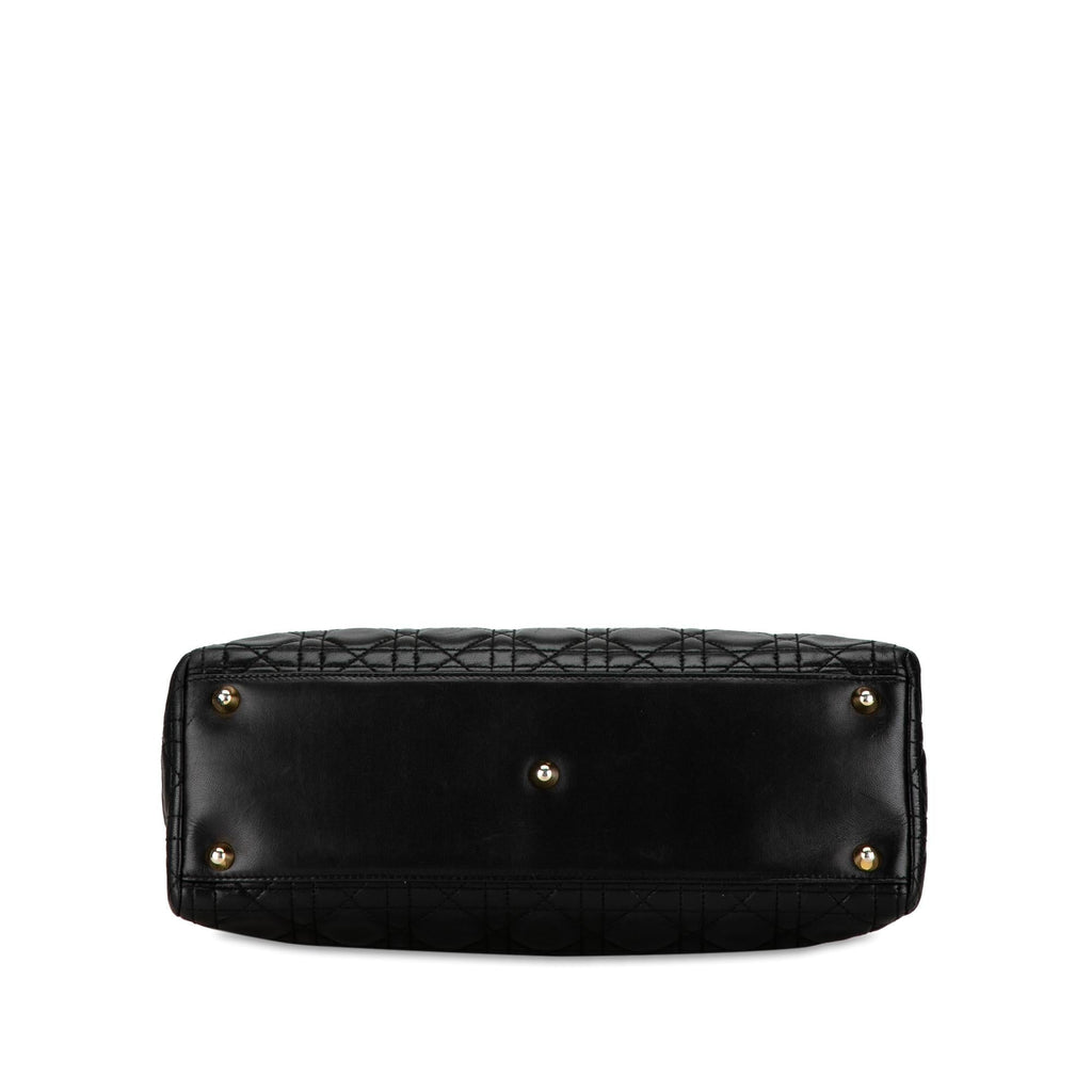Dior Large Lambskin Cannage Lady Dior (SHG-sQptKF)