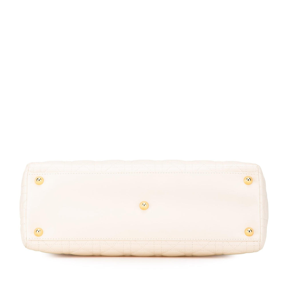 Dior Large Lambskin Cannage Lady Dior
