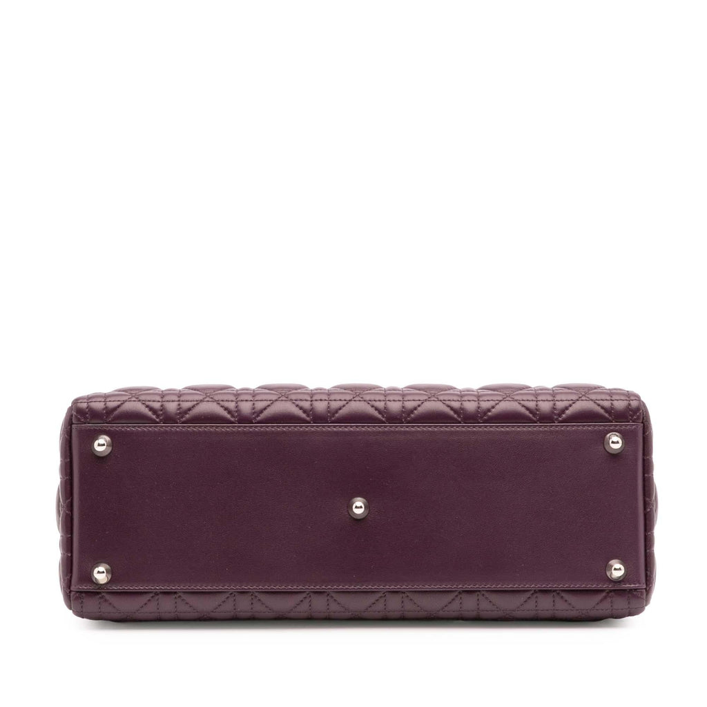 Dior Large Lambskin Cannage Lady Dior