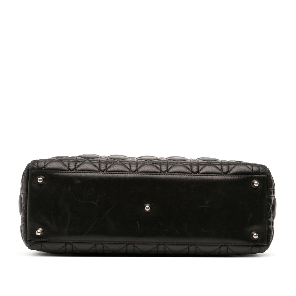 Dior Large Lambskin Cannage Lady Dior