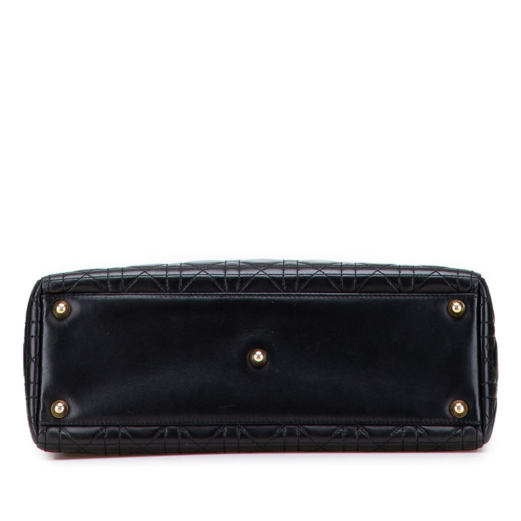 Dior Large Lambskin Cannage Lady Dior