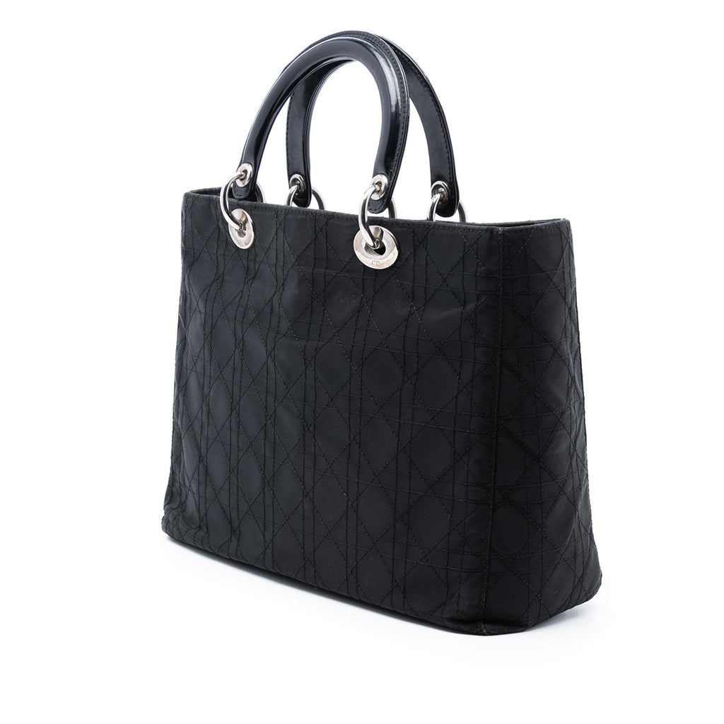 Dior Large Nylon Cannage Lady Dior