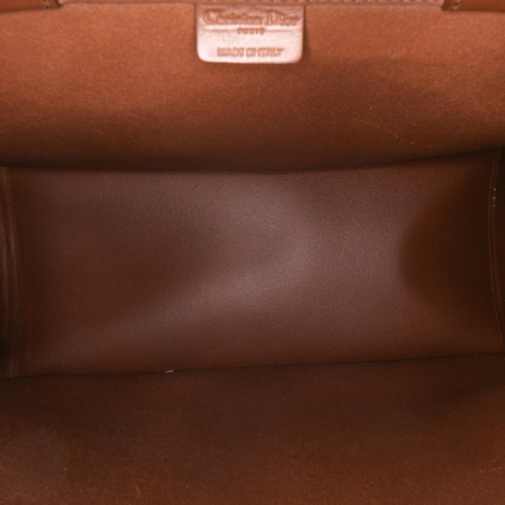 Dior Large Studded Embroidered Leather Floral Book Tote