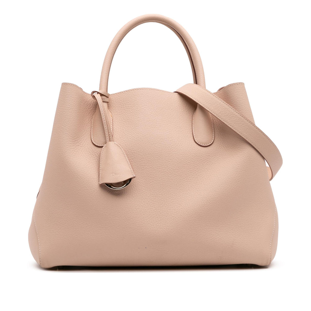 Dior Large Supple Grained Calfskin Open Bar Tote
