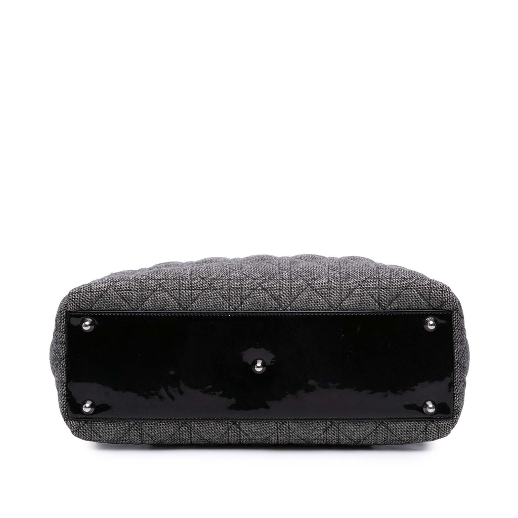 Dior Large Tweed Cannage Lady Dior