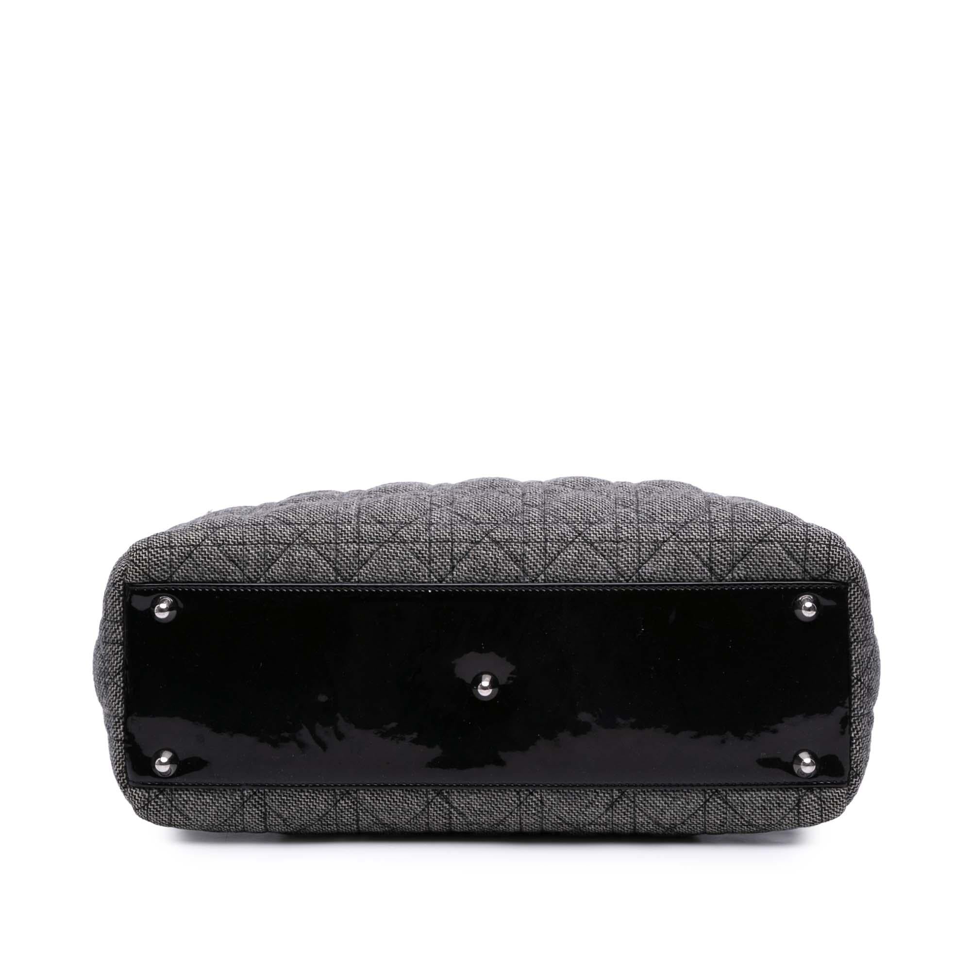 Dior Large Tweed Cannage Lady Dior