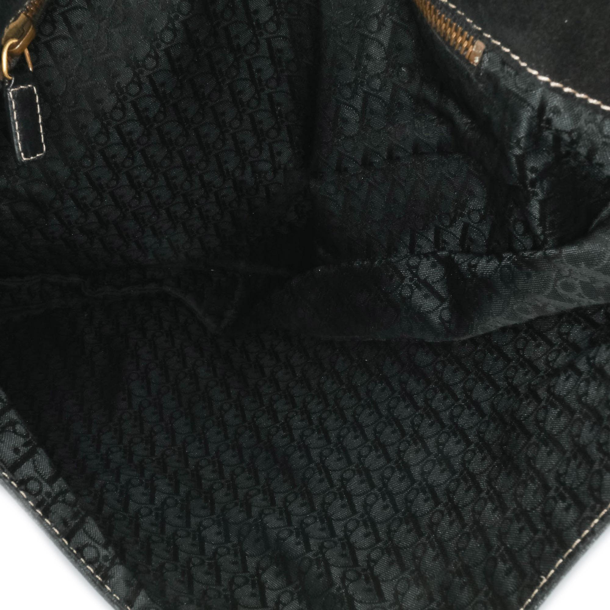Dior Leather Baudrier Saddle Bag