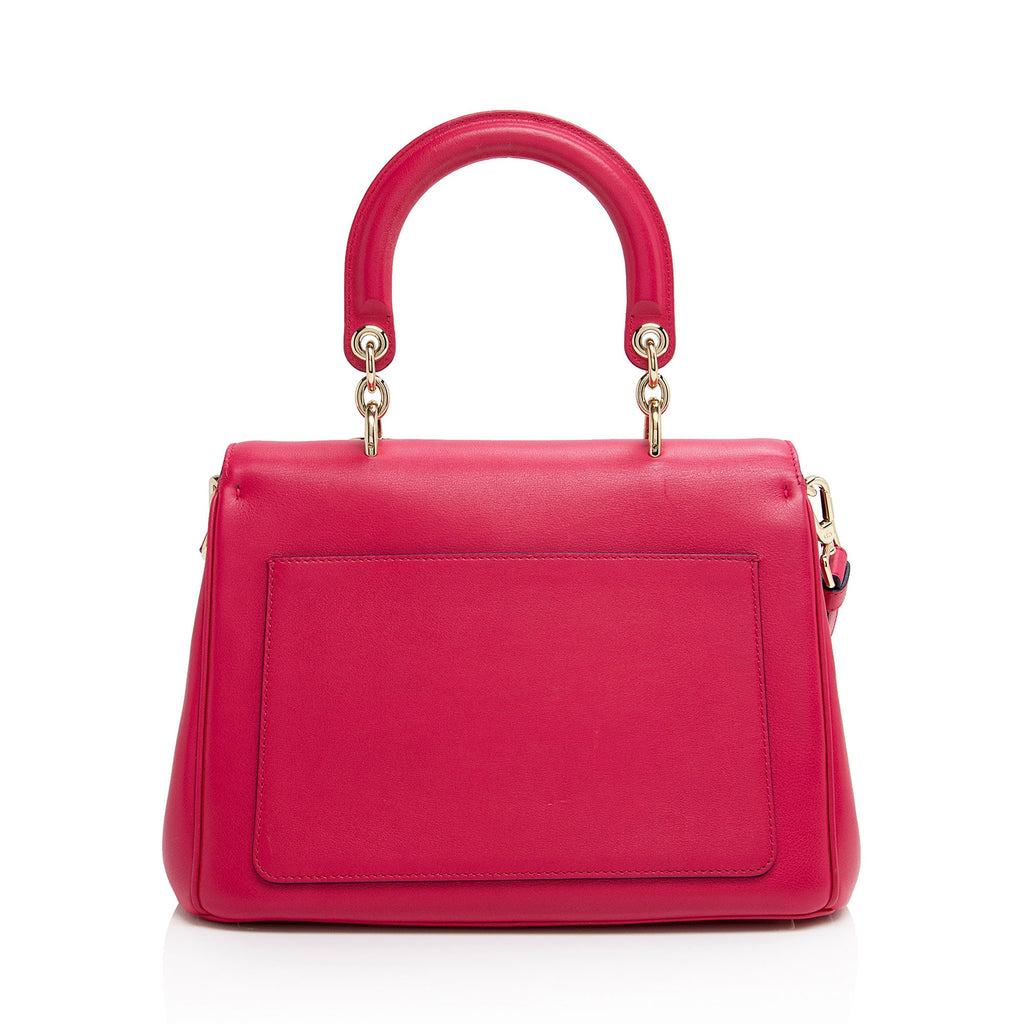 Dior Leather Be Dior Flap Small Satchel (SHF-2OL7ux)