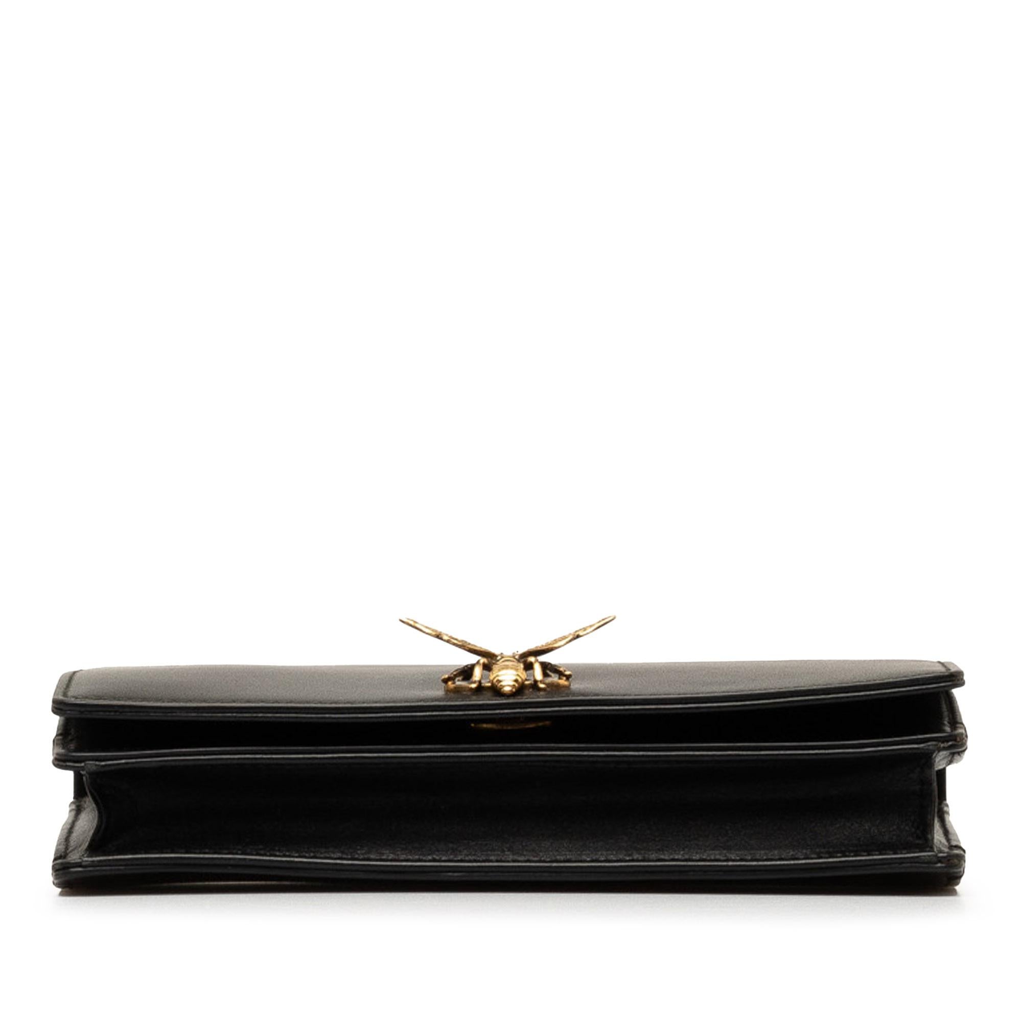 Dior Leather Bee Clutch (SHG-z1s8eD)
