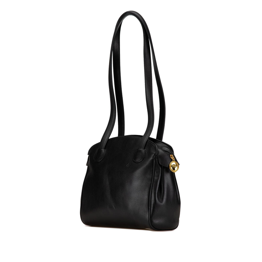 Dior Leather CD Logo Shoulder Bag