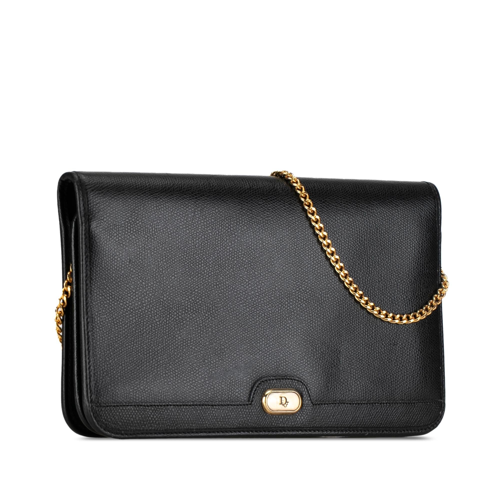 Dior Leather Chain Crossbody (SHG-HVoue8)