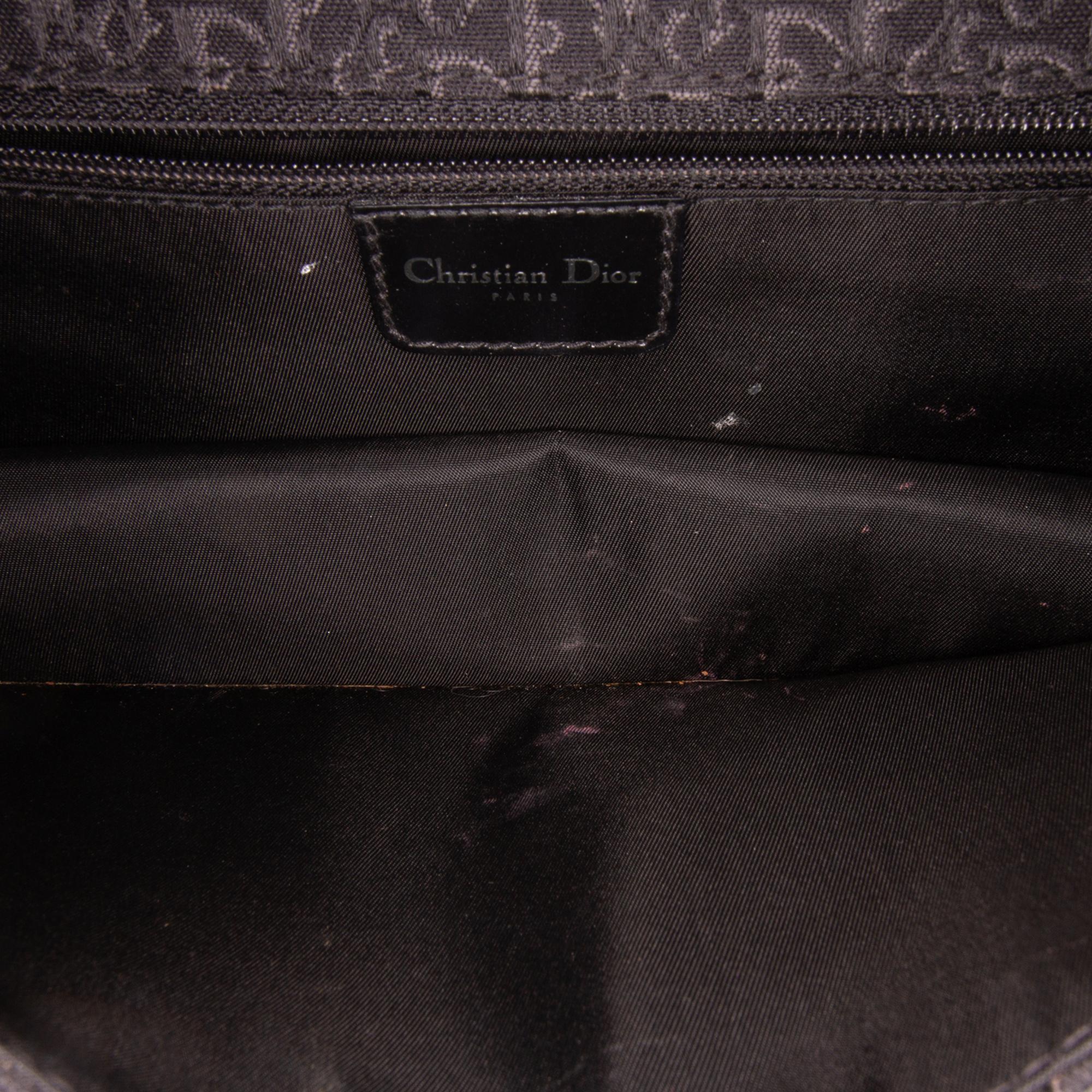 Dior Leather D'Trick Brogue Spectator Bag