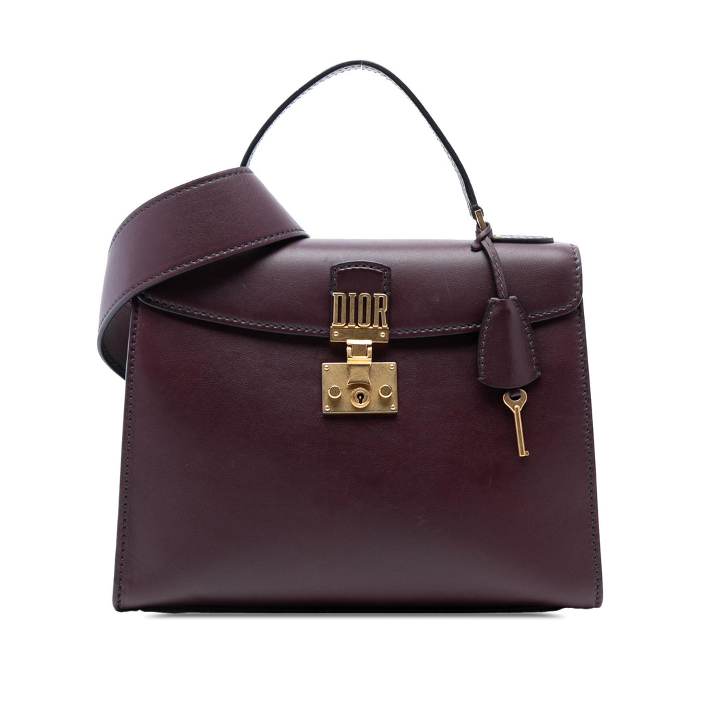 Dior Leather DiorAddict Top Handle Bag