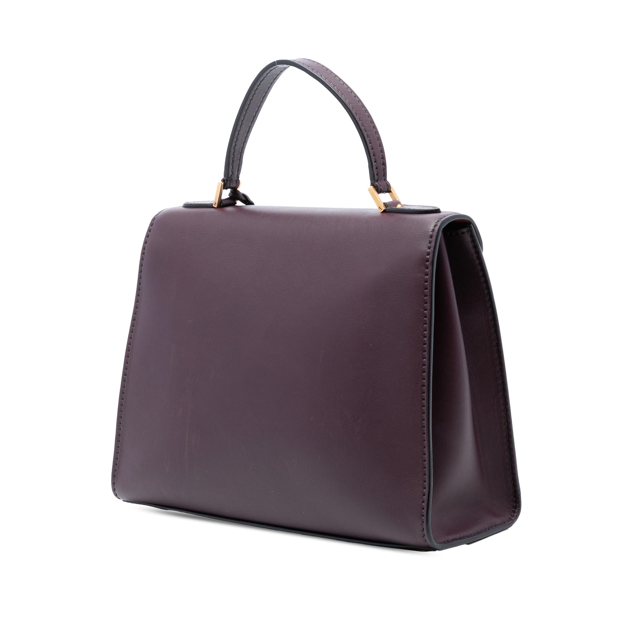 Dior Leather DiorAddict Top Handle Bag