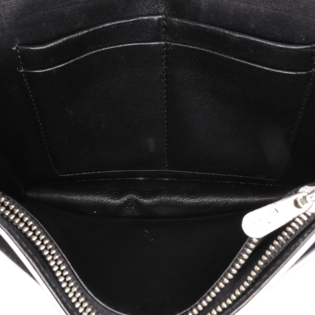 Dior Leather Patch Embellished Wallet on Chain