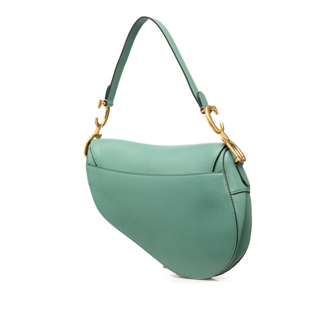 Dior Leather Saddle Bag