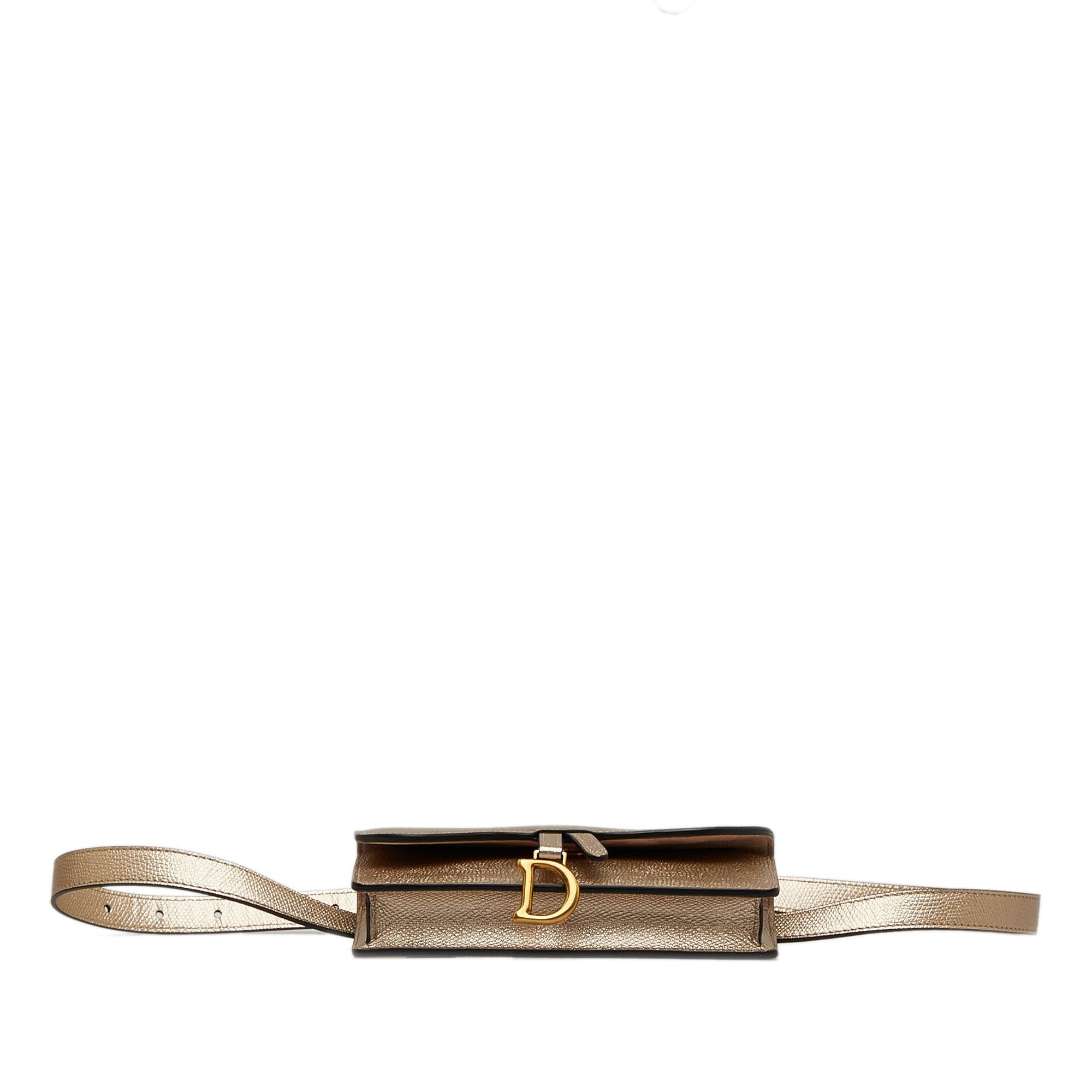 Dior Leather Saddle Belt Bag
