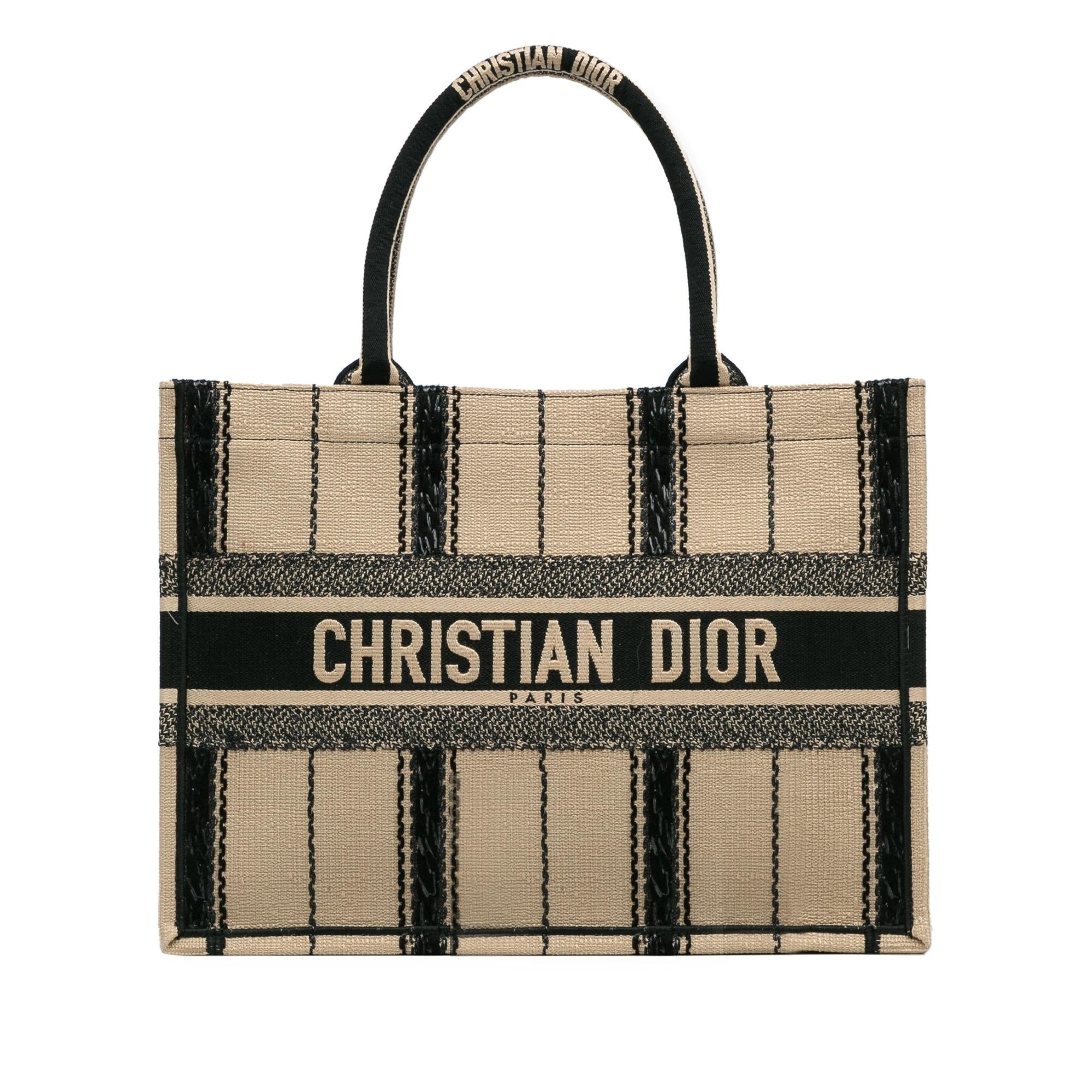 Dior Medium Bayadere Book Tote (SHG-LUu9wh)